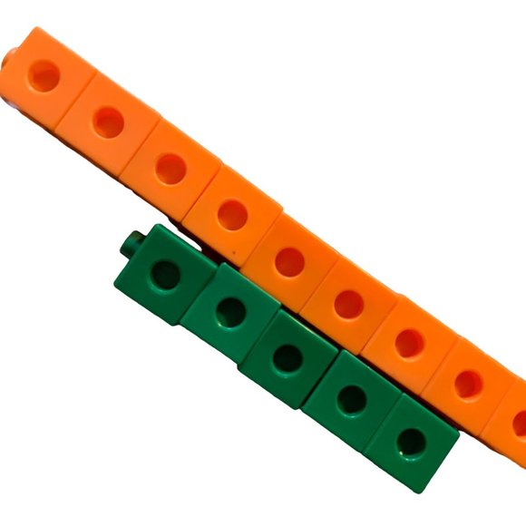 Snap Together Manipulatives Educational Cubes 2 Different Sets - Picture 5 of 8